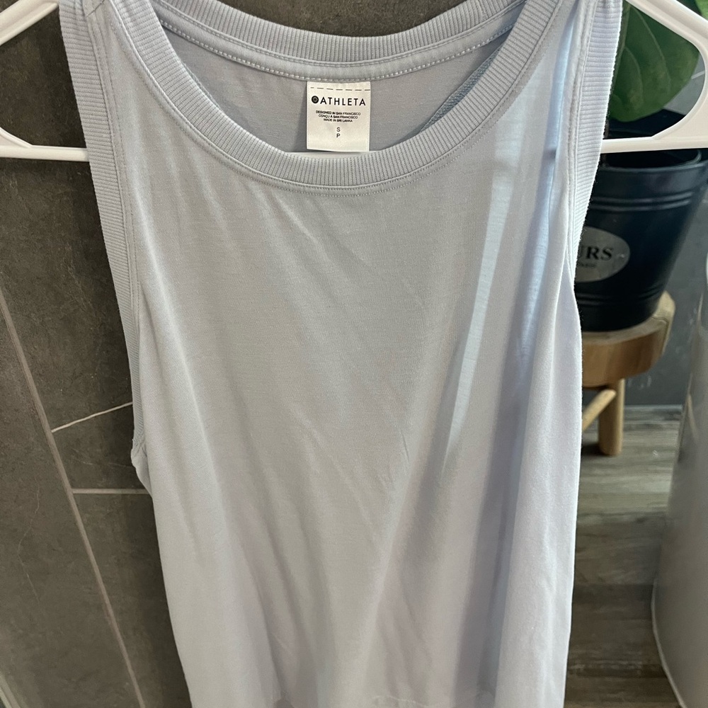 Athleta Women's Soft Light Blue Tank Top